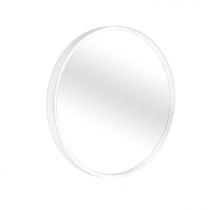 Espelho Decorativo Round Externo Branco 20 Cm Redondo
