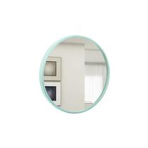 Espelho Decorativo Round Externo Verde 50 Cm Redondo