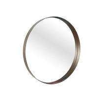 Espelho Decorativo Round Interno Marrom 40 cm Redondo Espelho Decorativo Round Interno Marrom 40 cm Redondo