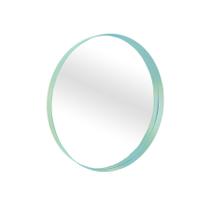 Espelho Decorativo Round Interno Verde 30 Cm Redondo