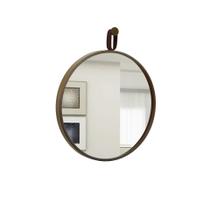 Espelho Decorativo Short Strip Marrom Alça material sintético Café 60 Cm