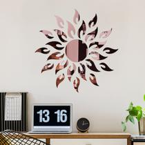 Espelho Decorativo Sol Rose Espelho Decorativo Sol Rose