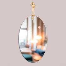Espelho Decorativo Tie Oval 60x40cm - In House Decor