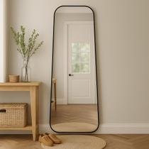 Espelho Decorativo Trapézio 70x160 Grande de Parede para Lavabo Quarto Camarim