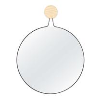 Espelho Decorativo Twiza Preto 60 Cm Redondo Espelho Decorativo Twiza Preto 60 Cm Redondo