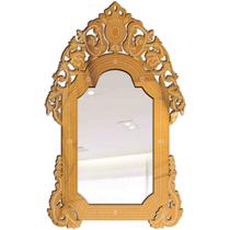 Espelho Decorativo Veneziano Dourado 50x82 3885 Dou Espelho Decorativo Veneziano Dourado 50x82 3885 Dou