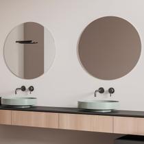 Espelho Decorativo Vidro Redondo 30cm Sala Banheiro - Inove