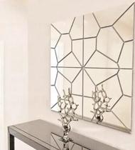 Espelho Decorativo Voronoi Grande Acrílico 3,20mx0,40m
