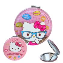 Espelho Dois Lados Maquiagem Dobrável Portátil Hello Kitty Espelho Dois Lados Maquiagem Dobrável Portátil Hello Kitty