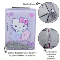 Espelho Dupla Face Aumento Dobrável Hello Kitty Sanrio Espelho Dupla Face Aumento Dobrável Hello Kitty Sanrio