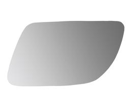 Espelho e placa retrovisor esquerdo motorista polo 2002 2003 2004 2005 2006 2007