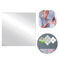Espelho Em Acrílico Para Decoração Com Adesivo Verso 15X15 Espelho Em Acrílico Para Decoração Com Adesivo Verso 15X15