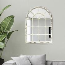 Espelho Emoldurado Vitral Patina 83x64cm Capela Espelho Emoldurado Vitral Patina 83x64cm Capela