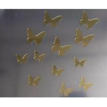 Espelho Enfeite Decorativo Acrílico Borboletas Kit 12 Pcs Espelho Enfeite Decorativo Acrílico Borboletas Kit 12 Pcs