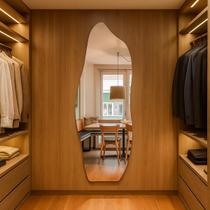 Espelho Flame 150X40cm Corpo Inteiro Decorativo Para Quarto Banheiro Sala Closet