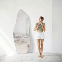 Espelho Flame Decorativo 150x50 Moldura Orgânica para Sala Quarto Banheiro Espelho Flame Decorativo 150x50 Moldura Orgânica para Sala Quarto Banheiro