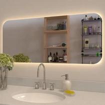 Espelho Flutuante com LED e Touch Screen - Modelo Premium Espelho Flutuante com LED e Touch Screen - Modelo Premium