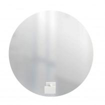 Espelho Funcional Hook Branco 50 Cm Redondo Espelho Funcional Hook Branco 50 Cm Redondo