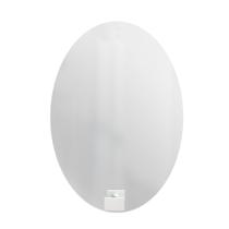 Espelho Funcional Hook Branco 60x40 Cm Oval Espelho Funcional Hook Branco 60x40 Cm Oval