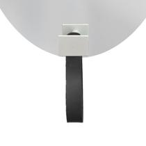 Espelho Funcional Hook Branco Alça Preta 60x40 Cm Oval Espelho Funcional Hook Branco Alça Preta 60x40 Cm Oval