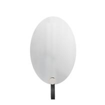 Espelho Funcional Hook Branco Com material sintético Preto 60 X 40 Cm Oval Espelho Funcional Hook Branco Com material sintético Preto 60 X 40 Cm Oval