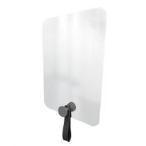 Espelho Funcional Hook Cinza Com material sintético Preto 60 X 40 Cm Espelho Funcional Hook Cinza Com material sintético Preto 60 X 40 Cm