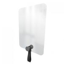 Espelho Funcional Hook Cinza Com material sintético Preto 60 X 40 Cm Espelho Funcional Hook Cinza Com material sintético Preto 60 X 40 Cm