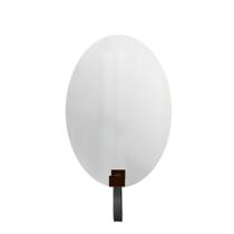 Espelho Funcional Hook Corten Alça Preta 60x40 Cm Oval