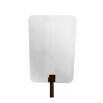 Espelho Funcional Hook Corten Retangular Com material sintético Rajado 60 X 40 Cm