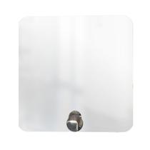 Espelho Funcional Hook Cromado 50x50 Cm Quadrado Espelho Funcional Hook Cromado 50x50 Cm Quadrado