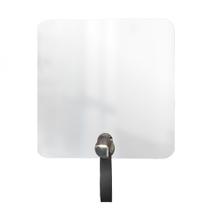 Espelho Funcional Hook Cromado Alça Preta 50X50 Cm Quadrado Espelho Funcional Hook Cromado Alça Preta 50X50 Cm Quadrado