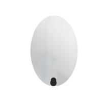 Espelho Funcional Hook Preto 60 X 40 Cm Oval Espelho Funcional Hook Preto 60 X 40 Cm Oval