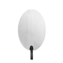 Espelho Funcional Hook Preto 60 X 40 Cm Oval Espelho Funcional Hook Preto 60 X 40 Cm Oval