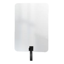 Espelho Funcional Hook Preto Retangular material sintético Preto 60X40Cm