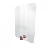 Espelho Funcional Hook Rosa 60 X 40 Cm Espelho Funcional Hook Rosa 60 X 40 Cm