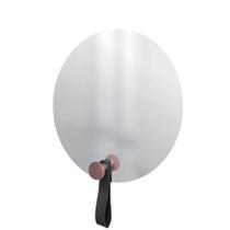 Espelho Funcional Hook Rosa Alça Preta 50 Cm Redondo Espelho Funcional Hook Rosa Alça Preta 50 Cm Redondo