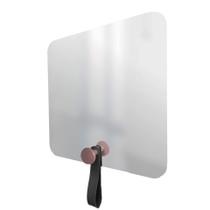 Espelho Funcional Hook Rosa Alça Preta 50x50 Cm Quadrado Espelho Funcional Hook Rosa Alça Preta 50x50 Cm Quadrado