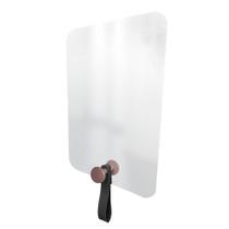 Espelho Funcional Hook Rosa Com material sintético Preto 60 X 40 Cm Espelho Funcional Hook Rosa Com material sintético Preto 60 X 40 Cm