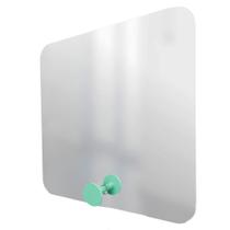 Espelho Funcional Hook Verde 50x50 Cm Quadrado