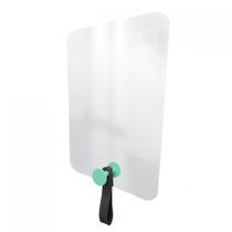 Espelho Funcional Hook Verde Alça Preta 60X40 Cm Retangular