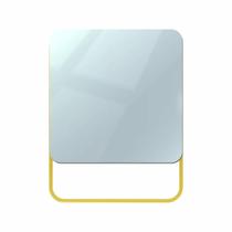 Espelho Funcional Pratic Square Dourado 50X50Cm Quadrado