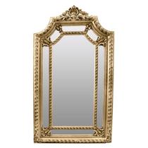 Espelho Gigante Madeira Classico Dourado Entalhado Luxo