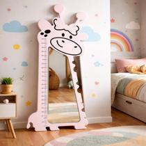 Espelho Girafa Laço 150cm Régua de Crescimento Yescasa Espelho Girafa Laço 150cm Régua de Crescimento Yescasa