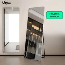 Espelho Grande 150x40cm Corpo Inteiro Vitral Moldura Orgânica para Decoração de Quarto e Sala Espelho Grande 150x40cm Corpo Inteiro Vitral Moldura Orgânica para Decoração de Quarto e Sala