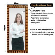 Espelho Grande Corpo Inteiro Para Quarto 42x92cm Nítida Espelho Grande Corpo Inteiro Para Quarto 42x92cm Nítida