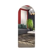 Espelho Grande Decorativo Lapidado Moderno 90x40cm Luxo