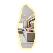 Espelho Grande Orgânico Com Led 70x140 Cm
