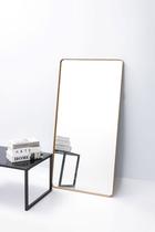 Espelho grande retangular 120x60 decorativo com moldura em metal - varias cores