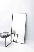 Espelho grande retangular 120x60 decorativo com moldura em metal - varias cores