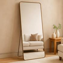 Espelho Grande Retangular 170x70 Decoração Corpo Inteiro com Moldura de Metal